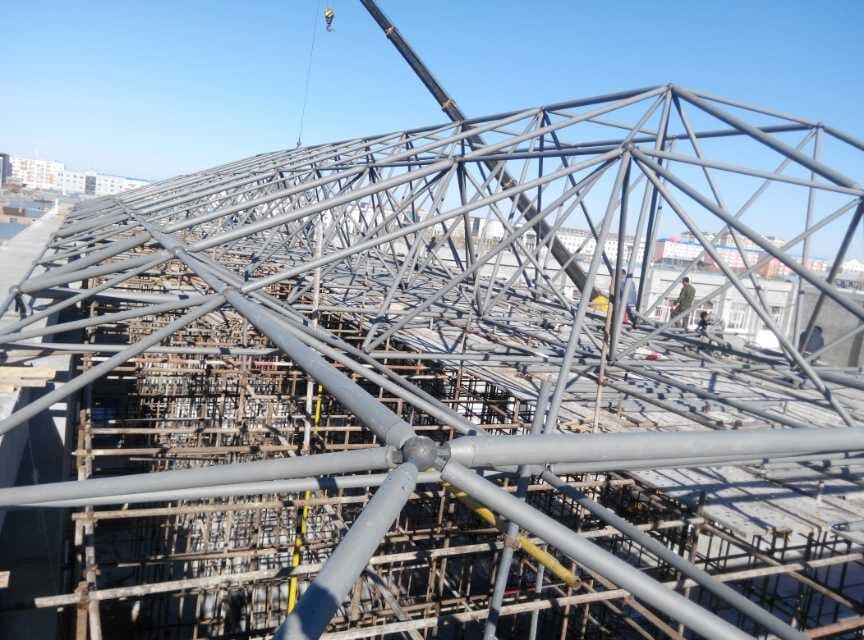 宿迁商贸城屋顶网架工程